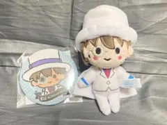 怪盗キッド　セガラッキーくじ　缶バッジ&ぬいぐるみ