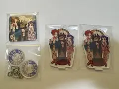 地縛少年花子くん　化け猫旅館花子亭　葵・茜 アクリルスタンド&缶バッジセット