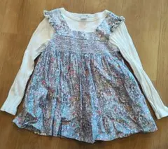 petit main 花柄チュニック 120cm