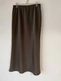 お値下げDeuxiemeClasse vintage satinスカートブラウンのサムネイル
