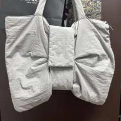 ALTROSE トート トートバッグ A4 リボン型バッグ 中綿 ユミルグレーのサムネイル