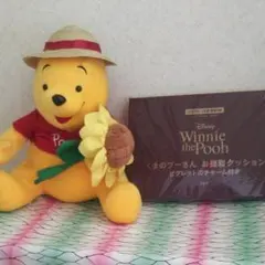 くまのプーさんぬいぐるみ&付録❗️お昼寝クッションビグレットのチャーム付きセット