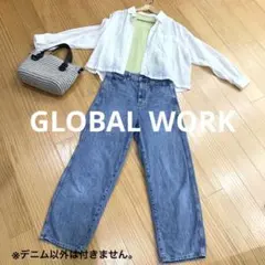 GLOBAL WORK★GOODデニムバギーパンツ　Mサイズ