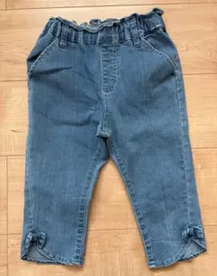 アプレレクール　リボンクロップドきゅんパンツ　110