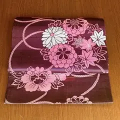 ✿ 正絹 ✿ アンティーク ✿ 名古屋帯 ✿ 金彩銀彩 31×330cm レトロ