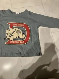110cm FINAL GAME 長袖カットソー 象デザイン