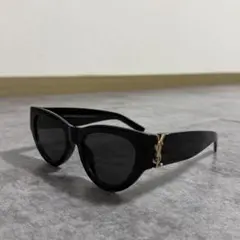 美品☆サンローラン サングラス 度入り SL M39/K 黒 ユニセックス