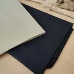【2色セット♪*】撥水加工生地＊ 無地 ＊ くすみカラー＊ 合計3メートル