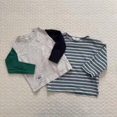 H&M ベビー　長袖　ロンT 2枚セット　1.5-2Y