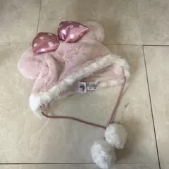 【上海ディズニー】 ファンキャップ　ミニーちゃん