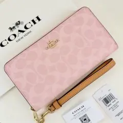2026年最新】コーチ COACH 財布 二つ折り財布 レディース シグネチャー 《新品》COACH 長財布パウダーピンク