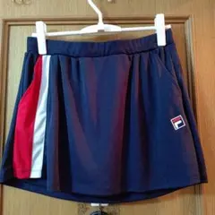FILA ネイビー プリーツスカート