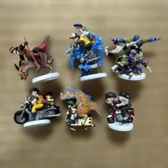 ガチャガチャドラゴンボール カプセル型フィギュア　6個セット（内1個台座無し）