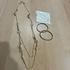 アクセサリー ネックレス ＆バングル ＆アンクレット 4点セット まとめ売り