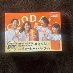 キリン GOOD ALE サイン入りレジャーシートバッグ付き