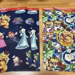 スーパーマリオGALAXYクリアファイル 4枚セット