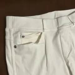 処分価格！生協☆BB JEANS　ホワイトパンツL股下72 保管中に小スレ有