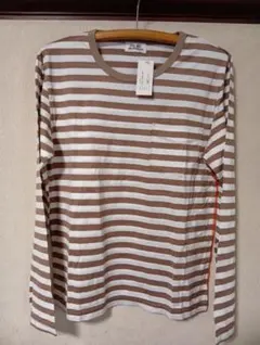 新品未使用larry pgc-production ストライプ 長袖Tシャツ L