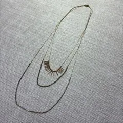 ゴールド 3連ネックレス