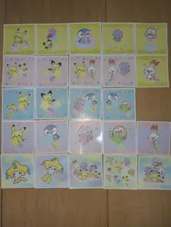 【フルコンプリート】ポケモン ポケピース ウエハースチョコ シール 全24種類