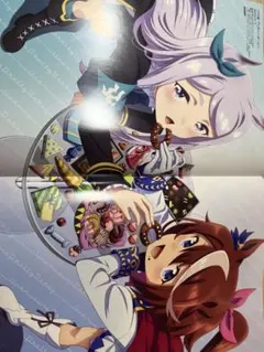 アニメディア 2021年2月号 ウマ娘プリティーダービー 半妖の夜叉姫 ポスター