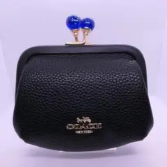 新品未使用　COACH キスロック がま口 ケース ブラック　C2132 新品未使用 COACH キスロック がま口 コインケース ブラック C2132