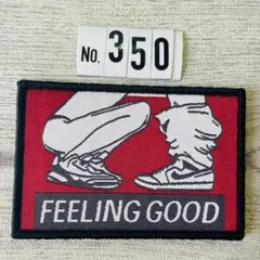 FEELING GOOD セクシー 【350】刺繍ワッペン ベルクロ付 パッチのサムネイル