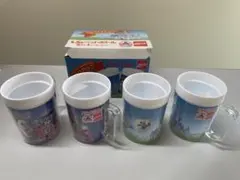 ディズニーイラスト入りマグカップ4個セット