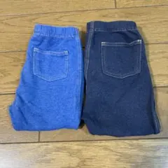 ユニクロレギンスパンツ2枚セット90㌢