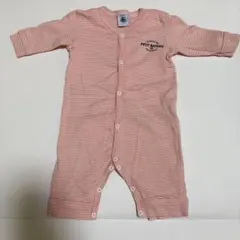 あずき様【美品】プチバトー　長袖ロンパース3m 60cm