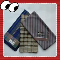♥ハンカチまとめ売り✨renoma✨pierre cardin✨他　3枚組