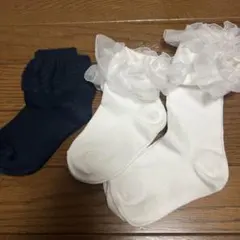 キッズ女の子靴下まとめ売りフリルレースソックス 15〜19cm