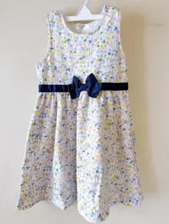 ★美品★ WILL MERY 花柄ノースリーブワンピース 120