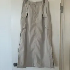 SHEINベージュ ロングスカート大きめ