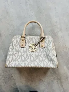 Michael Kors MKロゴハンドバッグ アイボリー