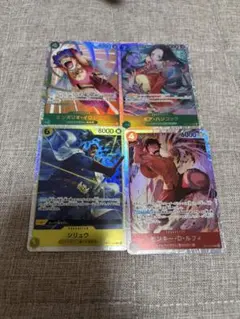 ワンピースカード ルフィ SR 3枚ニューゲート1枚 決戦の刻 - メルカリ