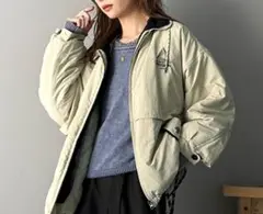 java ブルゾン　アウター　新品未使用　ベージュ　紺