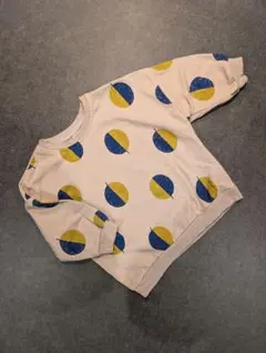 円形模様トレーナー サイズ80