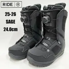 【新品】25-26 RIDE SAGE 24.0cm 女性用スノーボードブーツのサムネイル