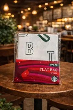 スターバックス フラットバッグ クリスマス ホワイト 新品 Starbucks