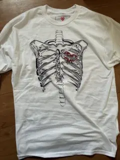 骨格デザイン Tシャツ ホワイト