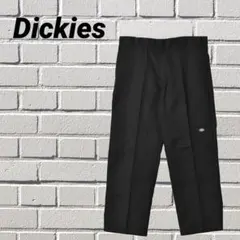 【新品未使用】Dickies ダブルニー 33×32 ワークパンツ ブラック