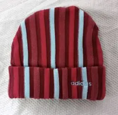 00s adidas アディダス　ニット帽　ビーニー