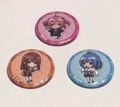 からぴちファミマコラボ限定缶バッジ 女子組(るな、えと、のあ)おまけあり。