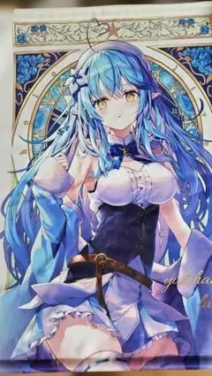 雪花ラミィ B2タペストリー リン☆ユウ ホロライブ タペストリー