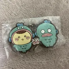 ちいかわ×サンリオ なかよしラバーマスコット くりまんじゅう ハンギョドン