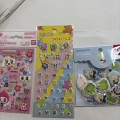 たまごっち　ぷっくりピースシール　マスキングテープ　プチプチシール