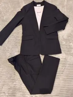 PlSTマルチストレッチカラーレスジャケット&パンツLスーツセット卒業式入学式