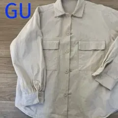 GU ホワイト コーデュロイジャケット