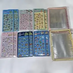 y*a様 ディズニー　ぷくぷくシール　6種各2個ずつ　 計12個セット　シール帳